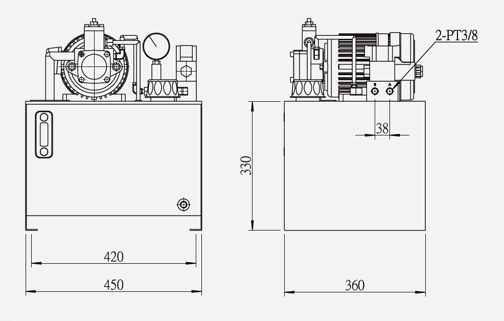 HE-35 Hydraulic Power Unit