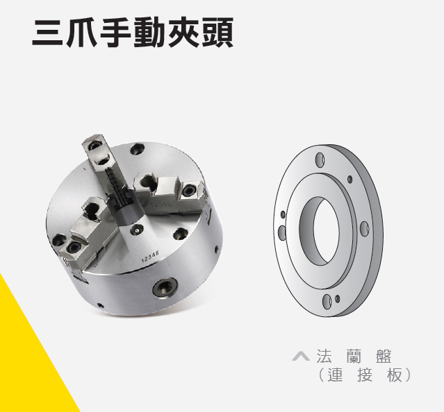 三爪手动夹头