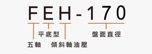 FEH-170 五軸搖籃式分度盤