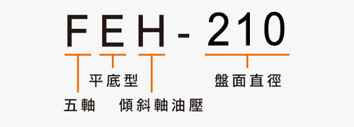 FEH-210 五軸搖籃式分度盤