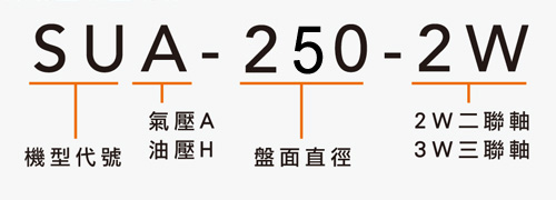 SUA-250-2W 二/三连轴分度盘